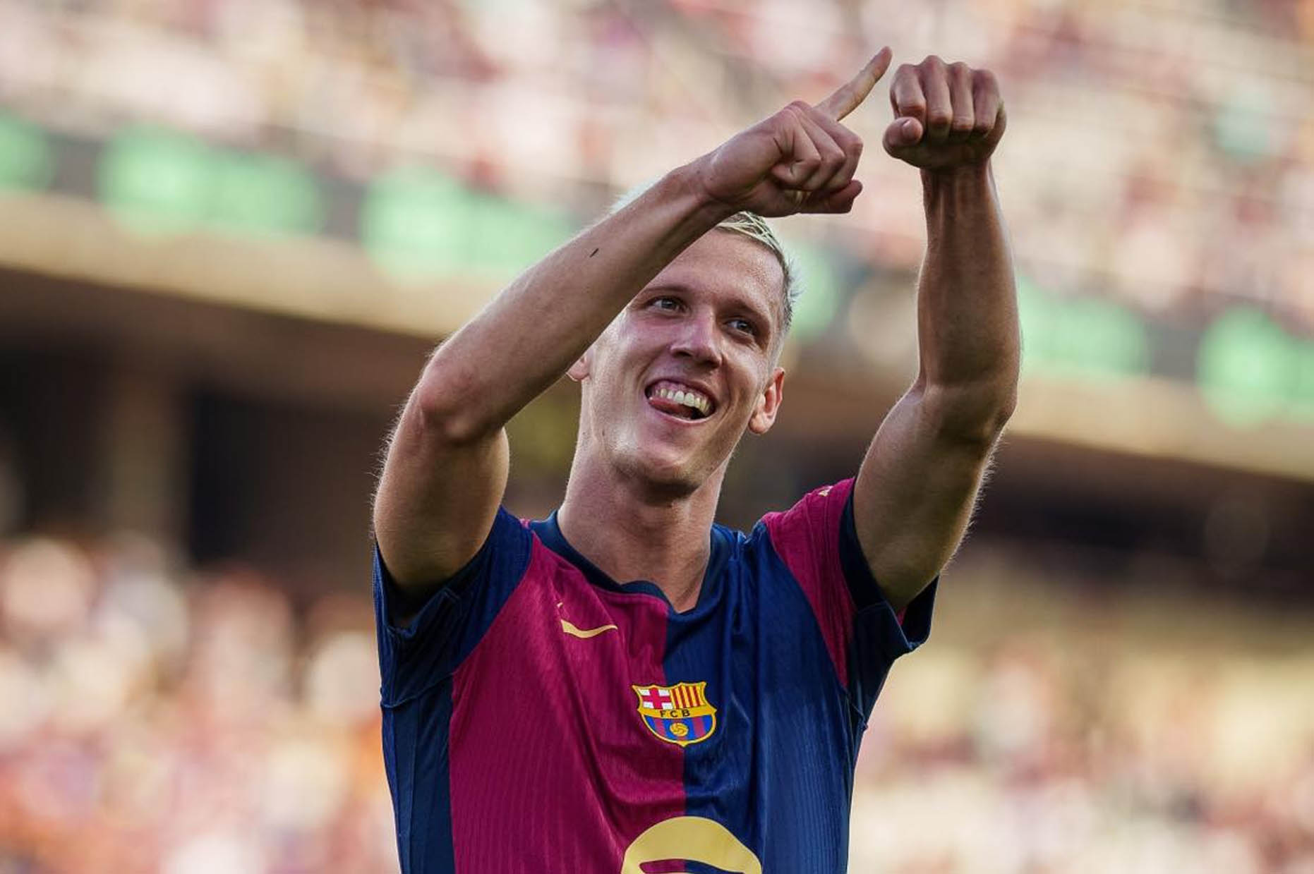 Dani Olmo chơi rất hay kể từ EURO 2024 đến nay. Ảnh: FC Barcelona