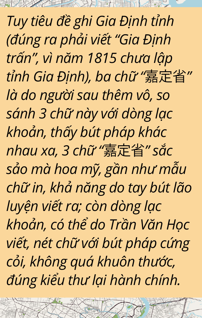 Tiếp cận bản chuẩn Địa đồ Gia Định hơn 200 năm lưu lạc - Ảnh 14.