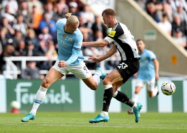 Haaland tịt ngòi tại St.James'Park, Man City mất điểm ngôi đầu- Ảnh 1.