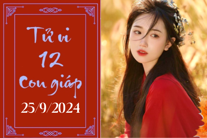 Tử vi 12 con giáp hôm nay ngày 25/9/2024: Sửu chậm trễ, Dậu may mắn